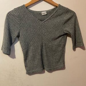 Cozy U.S.A women’s grey 3/4 sleeved shirt size S